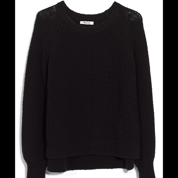 Balloon-Sleeve Pullover Sweater - Picture 2 of 5